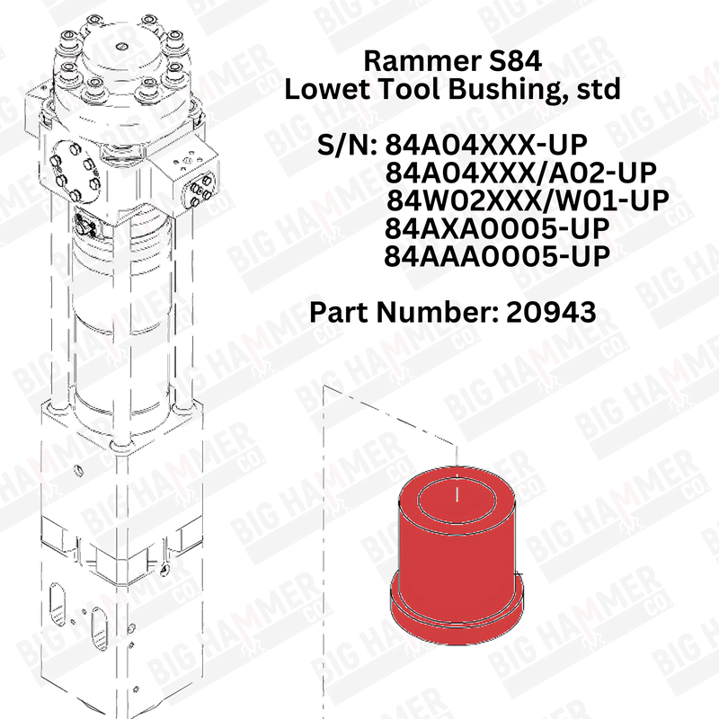 Rammer S84 Lower Bushing