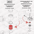 Rammer 999, 999 City, 999 Scaling, 999E, S26 HP Membrane/Diaphragm
