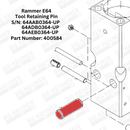 Rammer E63, E64 Tool Retaining Pin