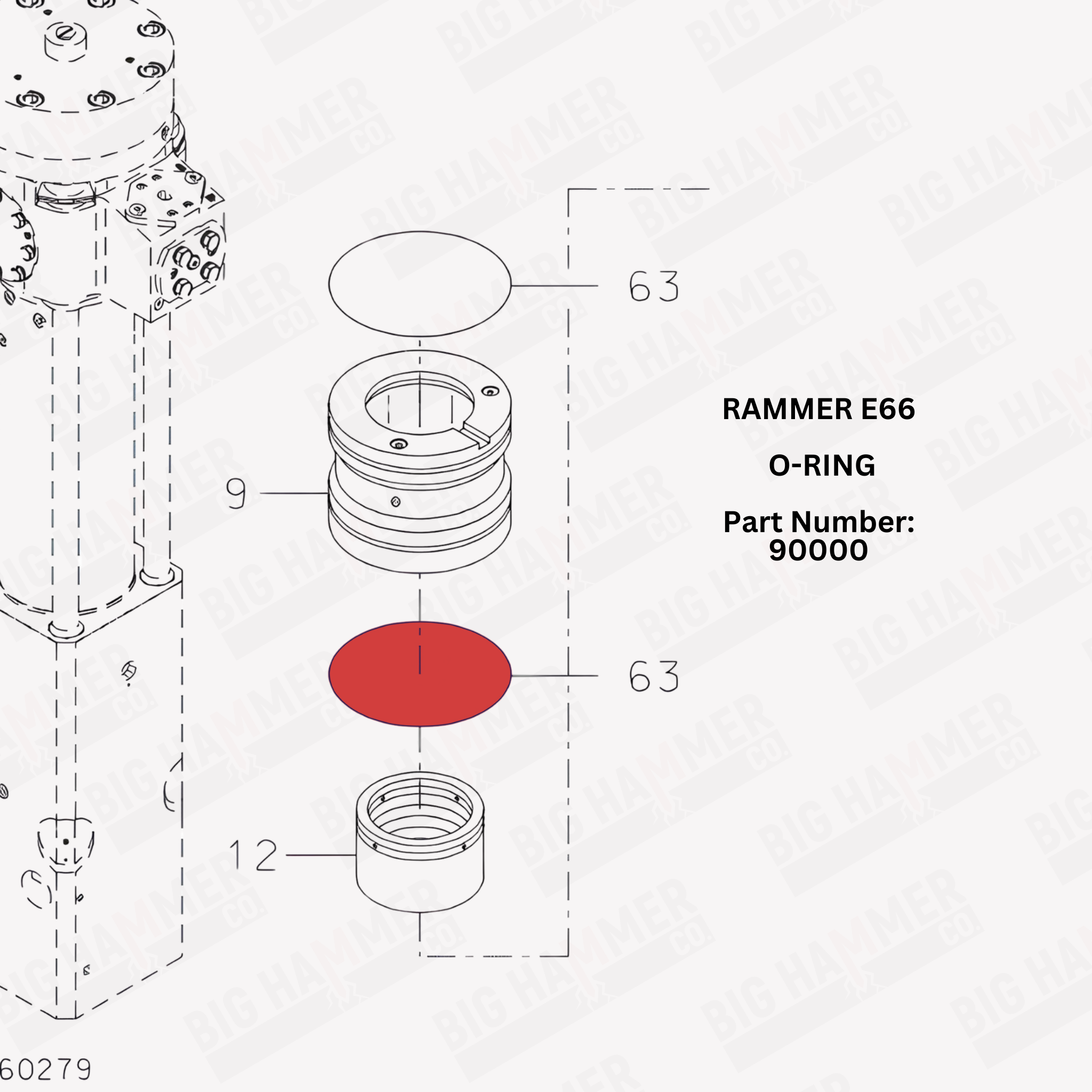 Rammer E66 O-Ring
