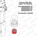 Rammer E66, S55 Upper Bushing