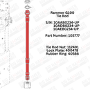 Rammer G100 Side Bolt Complete