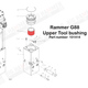 Rammer G88 Upper Bushing