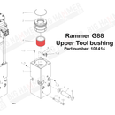 Rammer G88 Upper Bushing