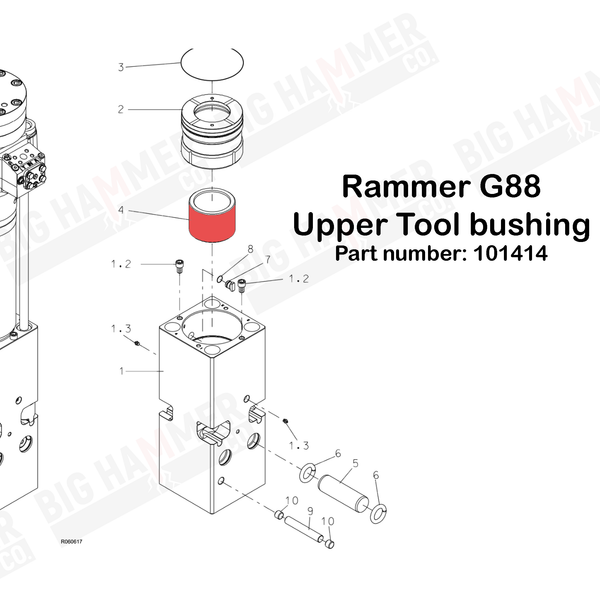 Rammer G88 Upper Bushing