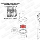 Rammer G90 City, G100, G110 City, 4099, Sandvik BR4511 City Polyurethane Membrane/Diaphragm