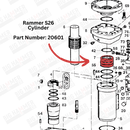 Rammer S26 Cylinder