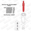 Rammer S27, Sandvik BR927 Piston