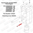 Rammer S27, Sandvik BR927 Retaining Pin