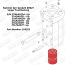 Rammer S27, Sandvik BR927 Upper Bushing