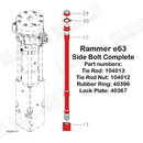 Rammer E63 Side Bolt Complete