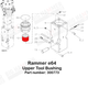 Rammer E64 Upper Bushing