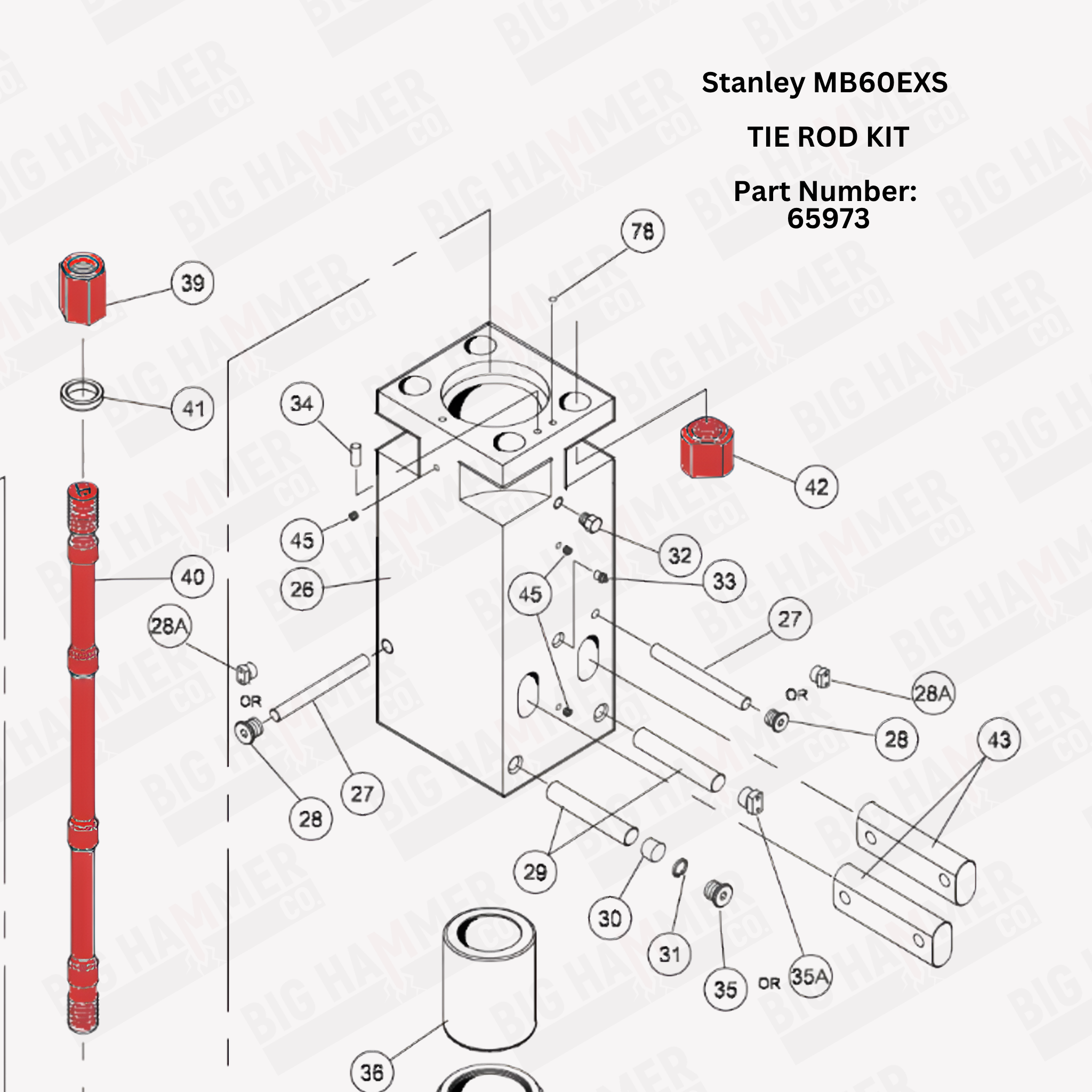 Stanley MB60EXS Tie Rod Kit