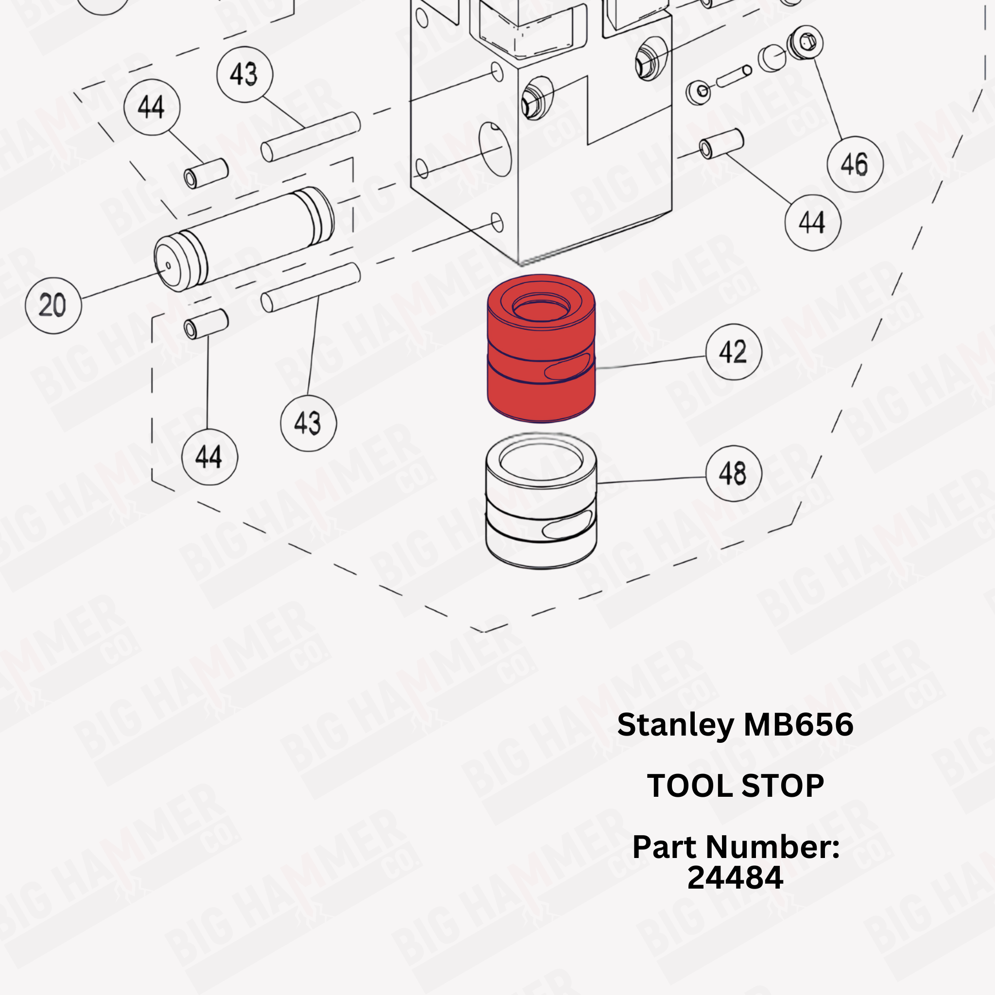 Stanley MB656 Tool Stop
