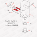 Toku TNB-5M, TNB-6M Retainer Pin