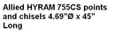Allied HYRAM755CS Point and Chisel