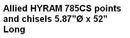 Allied HYRAM785CS Point and Chisel