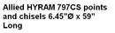 Allied HYRAM797CS Point and Chisel