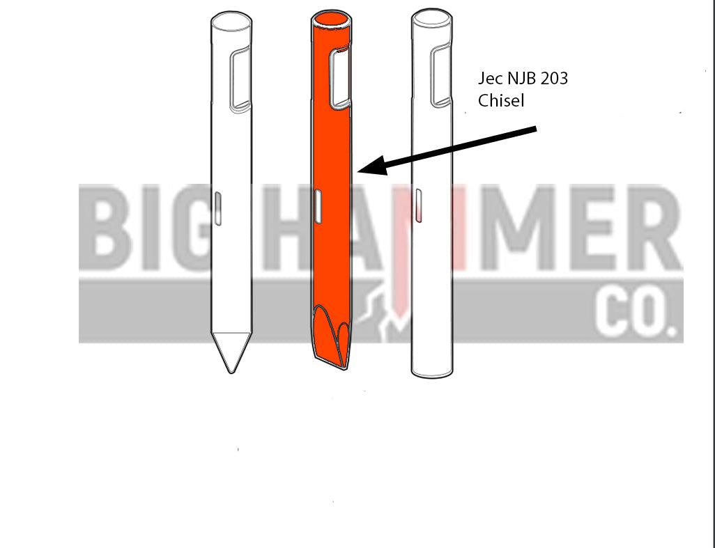Jec NJB203 points and chisels
