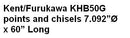 Kent/Furukawa KHB50G points and chisels