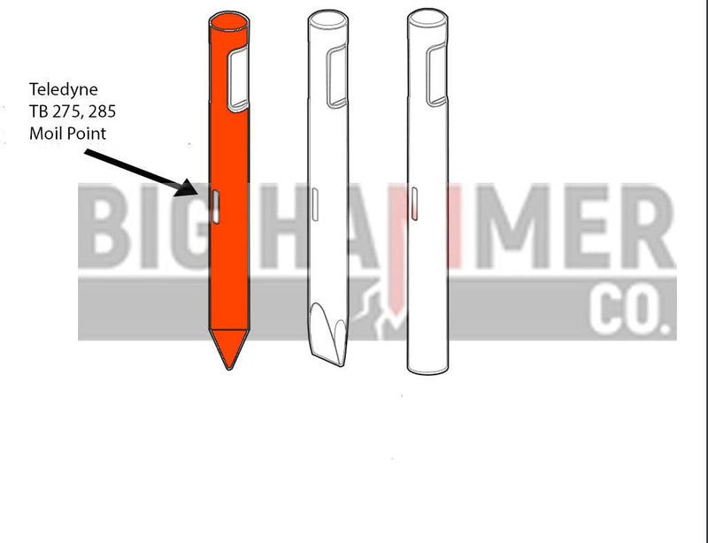 Teledyne TB275, 285 points and chisels