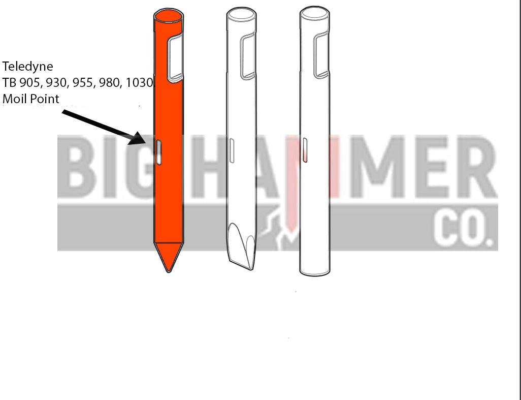 Teledyne TB905, 930, 955, 980, 1030 points and chisels