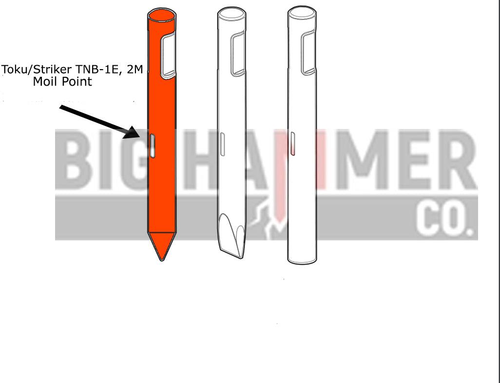 Toku/Striker TNB-1E, TNB-2M Point and Chisel